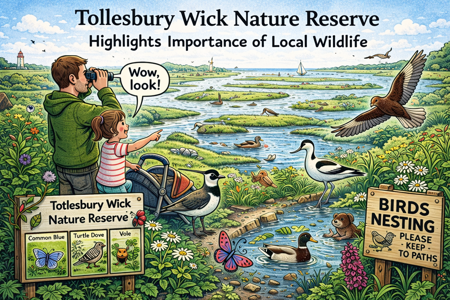 Tollesbury Wick Nature Reserve Highlights Importance of Local Wildlife