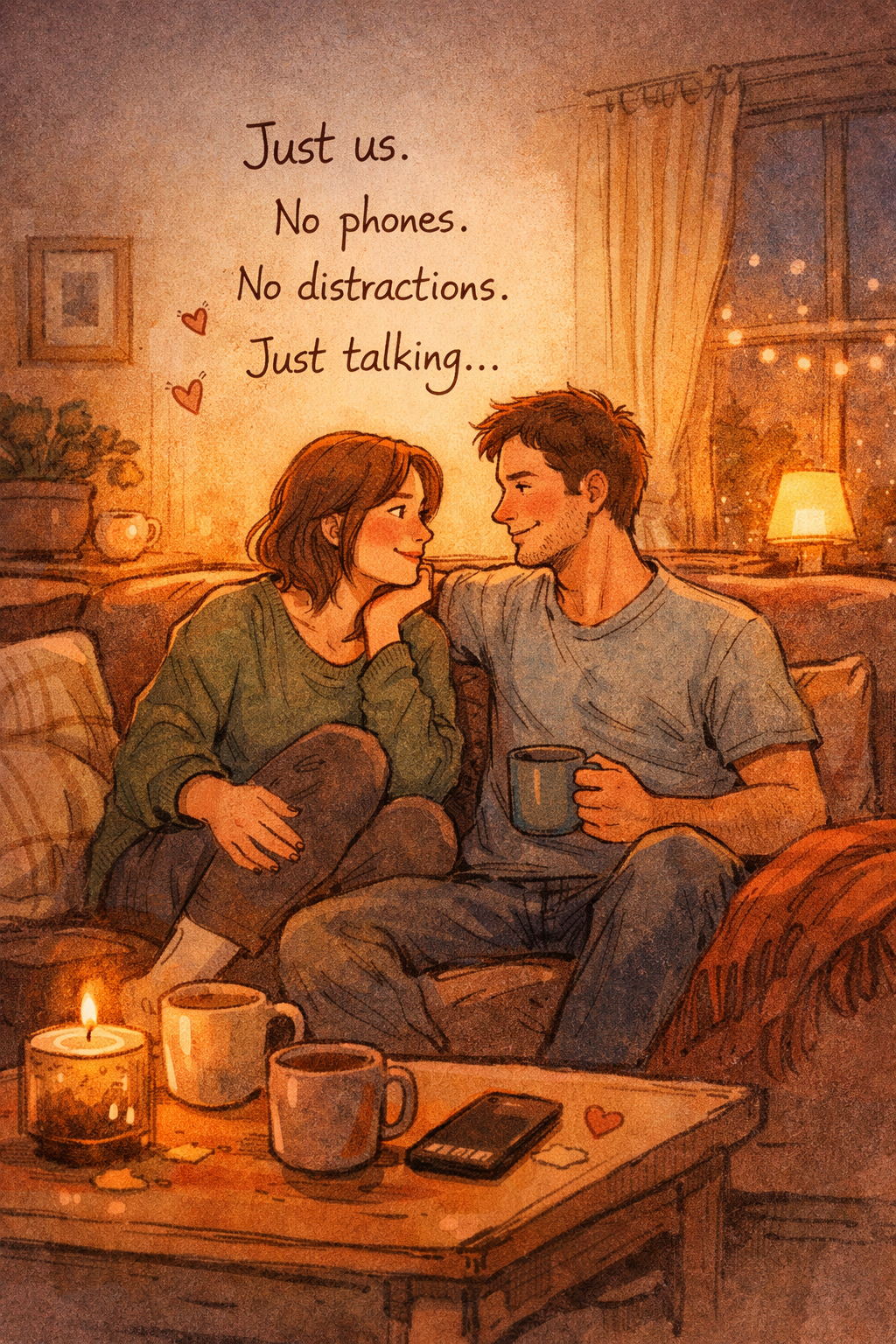 “We Forgot to Talk” – A Quiet Reminder to Spend Time Together