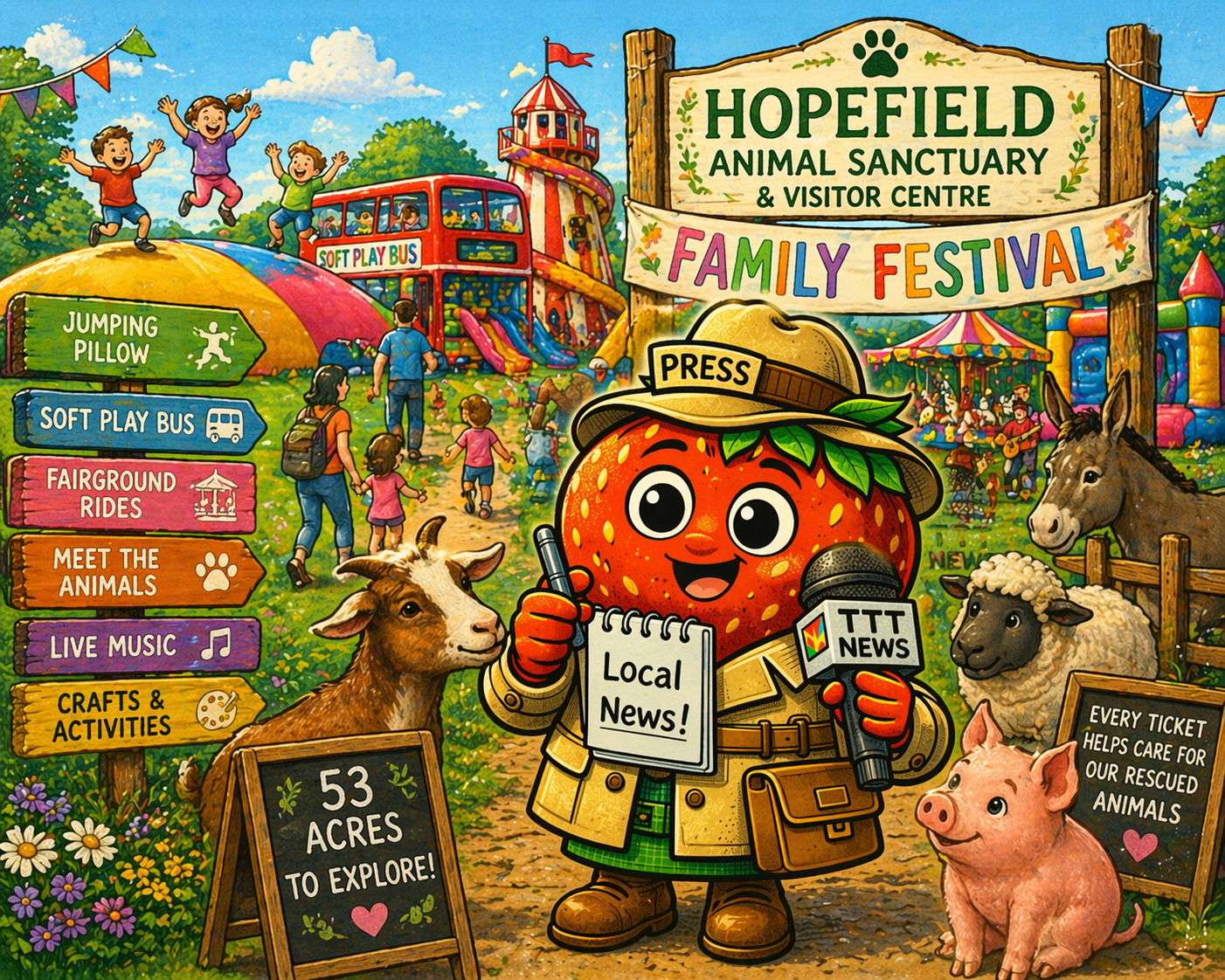 Hopefield Animal Sanctuary’s Bank Holiday Festival Promises a Feel-Good Family Day Out