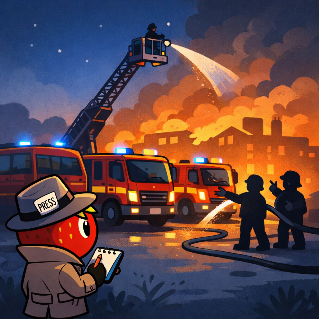 Fire Crews Tackle Overnight Blaze at Agricultural Site in Great Totham